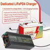 14.6V 100A Lifepo4 充電器調整可能なバッテリー充電器 LCD ディスプレイ付き電動スクーターオートバイゴルフカート電動自転車用 1