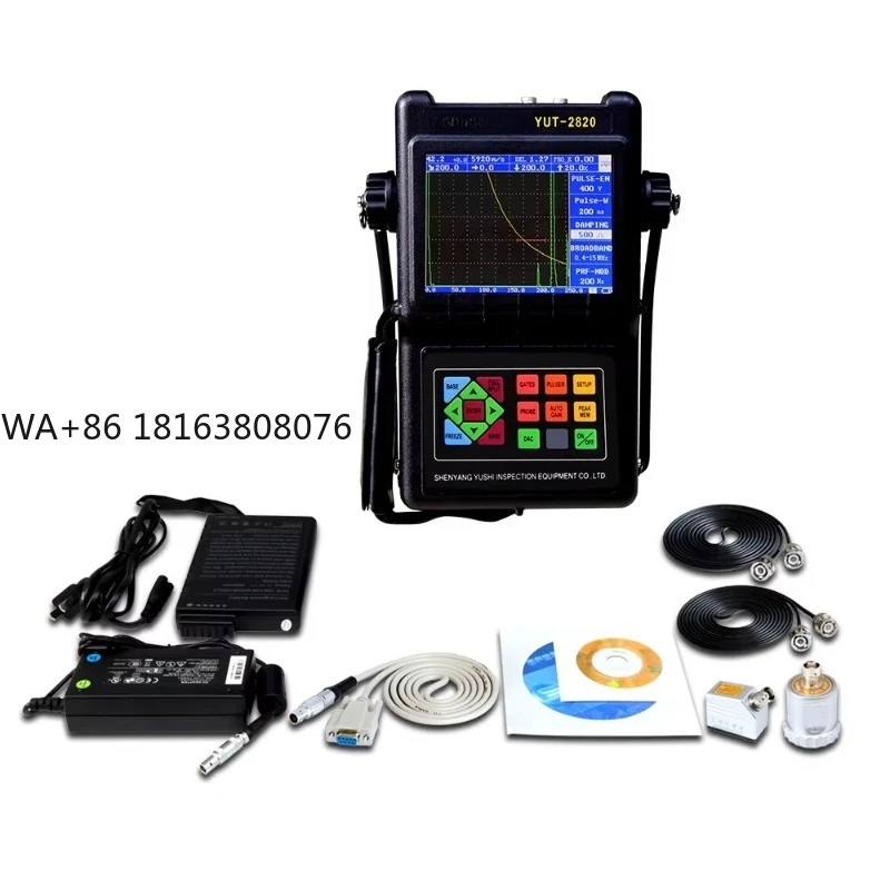 YUT2820 Digital Portable Ultrasonic Flaw Detector NDT UT Tester for Forging Defect Inspection Equipped with PC Analysis Software