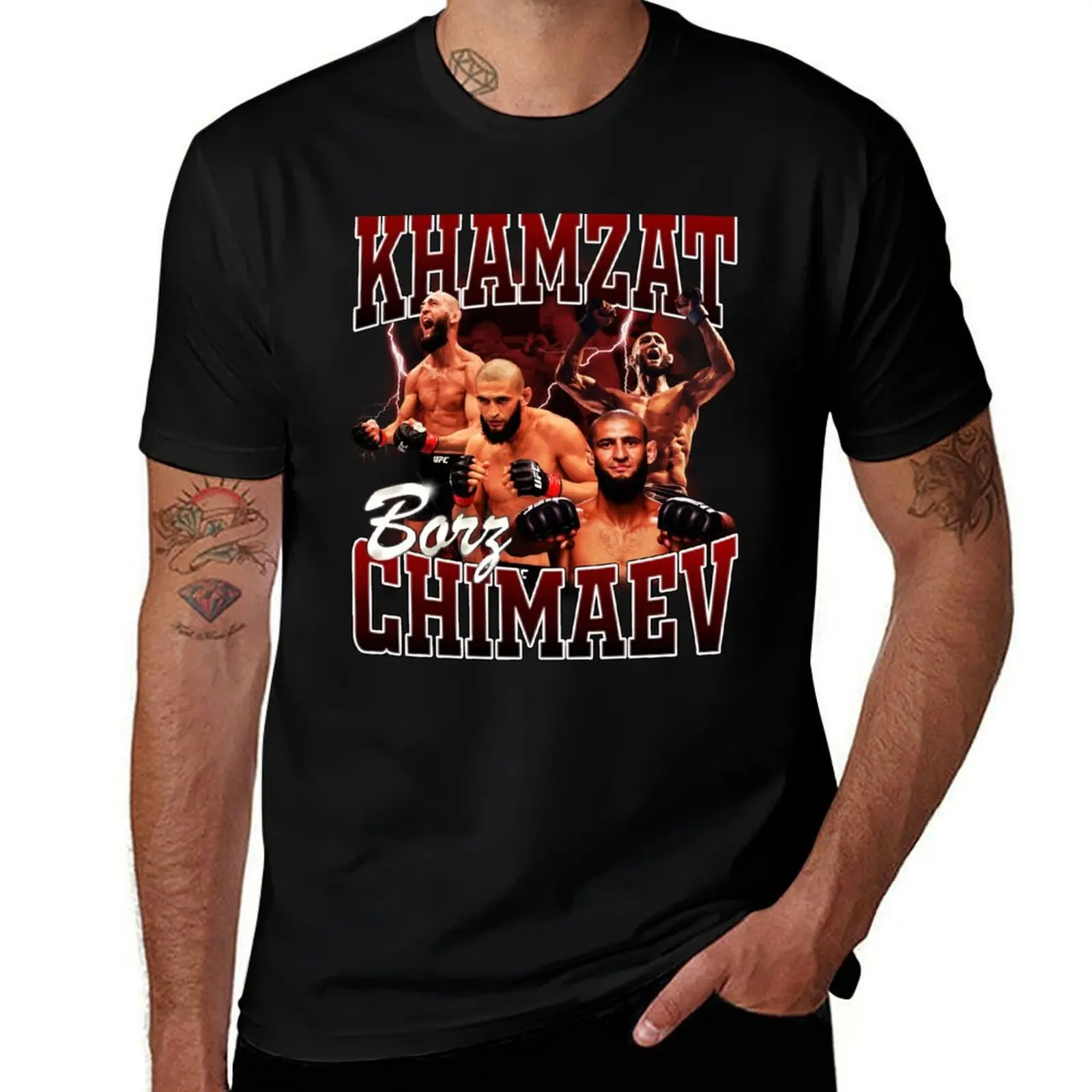 

Khamzat Chimaev Bootleg T-Shirt funny t shirts dark humor t shirt for man t shirt men 100% cotton luxury brand T-Shirt