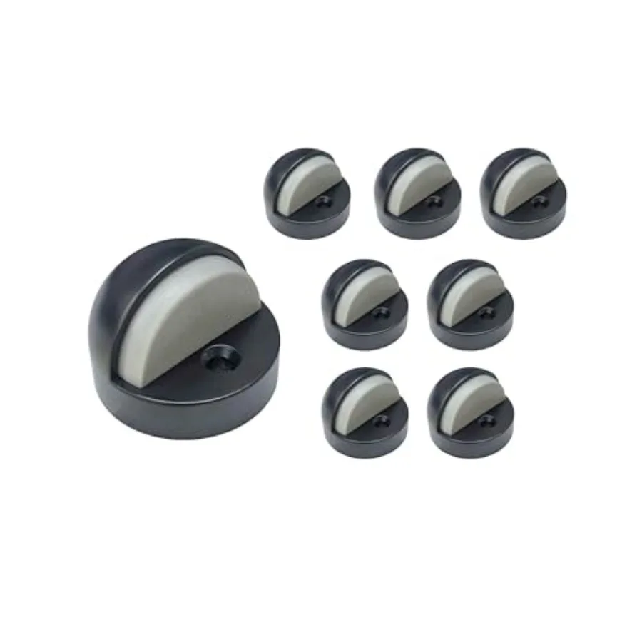 

High Dome Floor Door Stop, 1-11/16" x 1-3/16", Zinc Die Cast,,8 Pack, Made in Taiwan