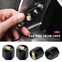 Car Accessories Metal Wheel Tire Valve Caps With Wrench Keychain For Porsche Panamera Macan Boxster Cayman Cayenne 911 718