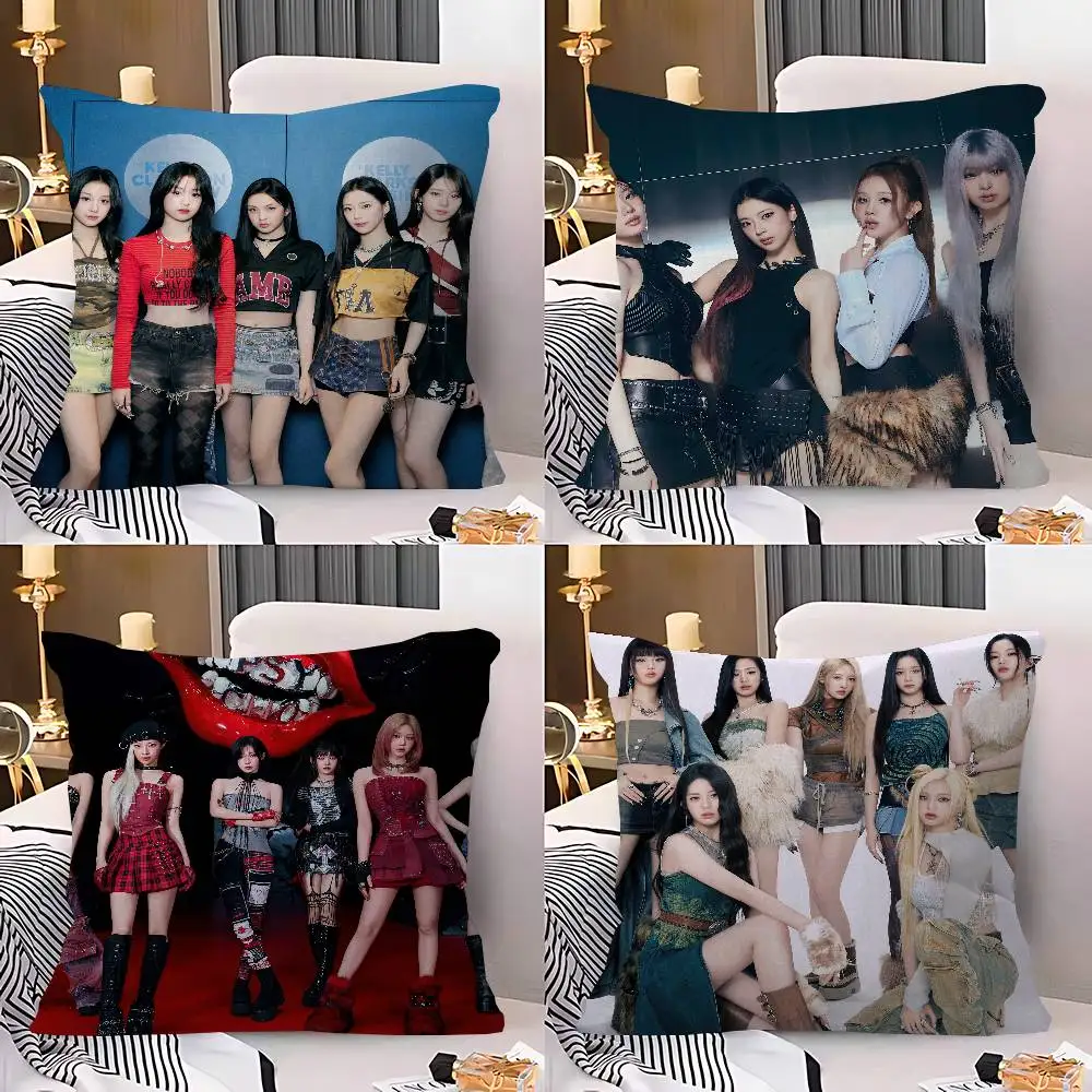Girl Group B-BABYMONSTER Cushion Cover Decorative Pillow Sofa Home Decor case pillow cases