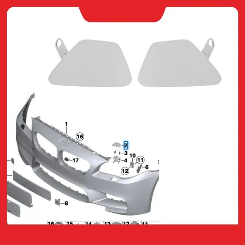 

51118055235/51118055236 Front Headlight Washer Cover Front Bumper Cover Nozzle Headlight