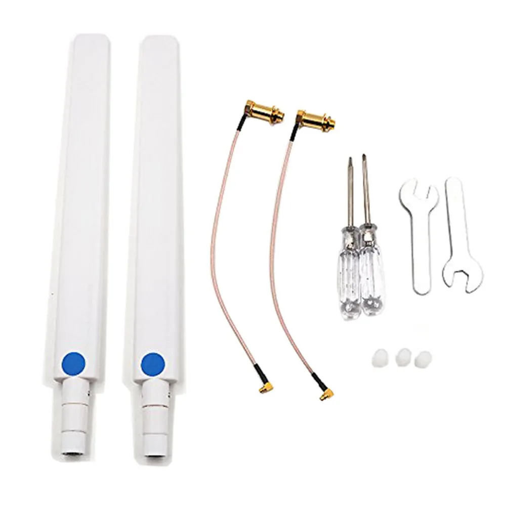 WiFi Range Extender 8dBi Antenna Kit Full Coverage 3.5 Kilometer White for DJI Phantom 4 & 3 Advanced/PRO Inspire 1