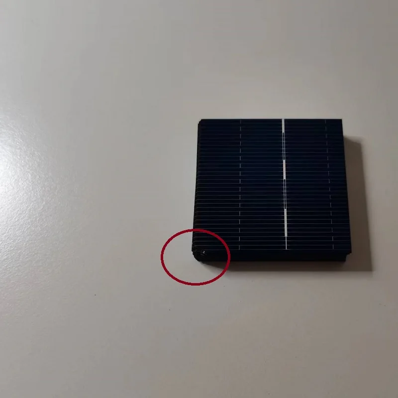 100 Pieces Small Size Mono-Crystalline Solar cells 52mm x 52mm Defective Goods For DIY Solar Panel