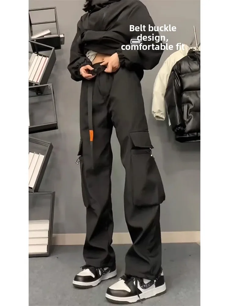 

American Sle Fce Lined Straight Leg Workwear Trousers Men's Winter Skiing Snowboarding Climbing Waterproof Windproof Pants