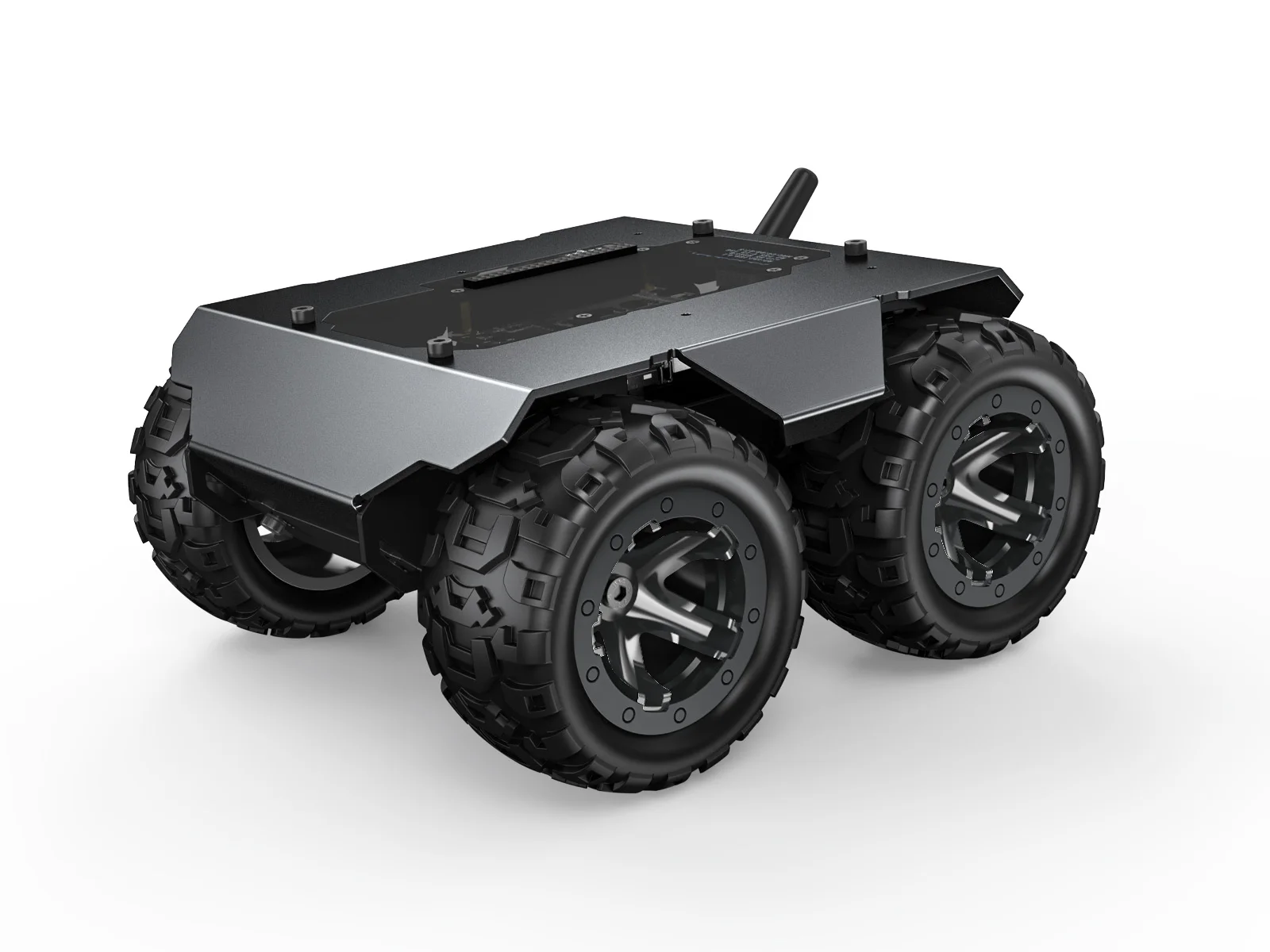 Waveshare WAVE ROVER 유연하고 확장 가능한 4WD 모바일 로봇 섀시, 라즈베리 파이 자동차, 풀 메탈 바디, 로봇 자동차