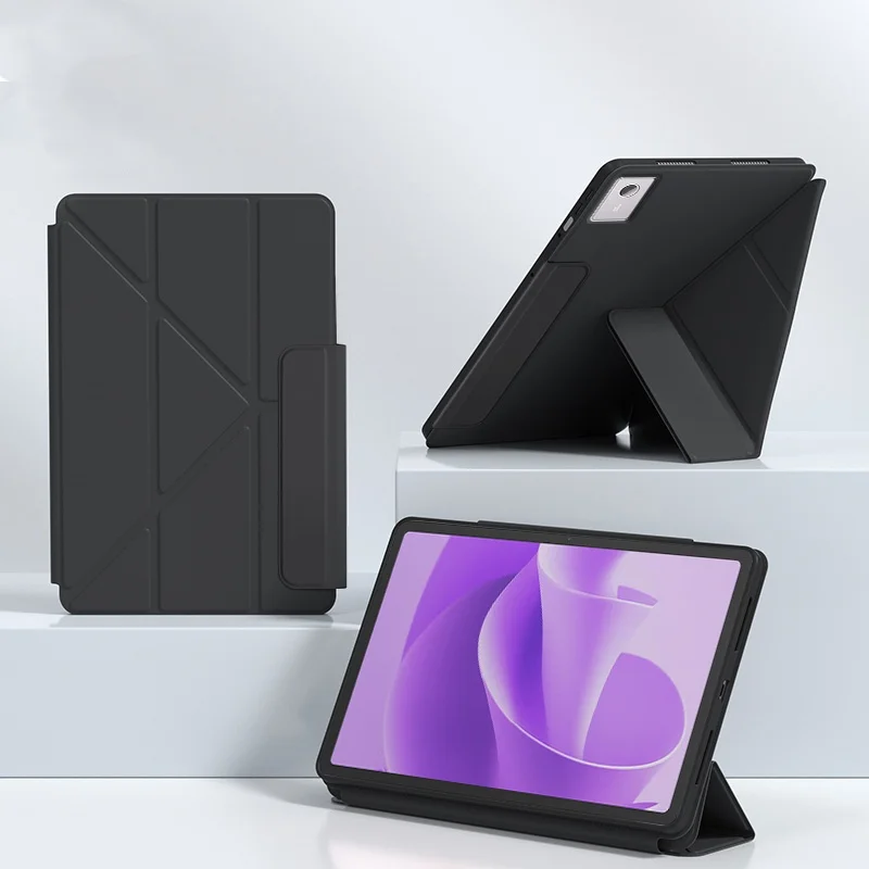 For Lenovo Xiaoxin Pad Pro 12 7 2025 Case TB375FC Multi-Folding Protective TPU Shell For Lenovo Idea Tab Pro Case 12.7'' Cover