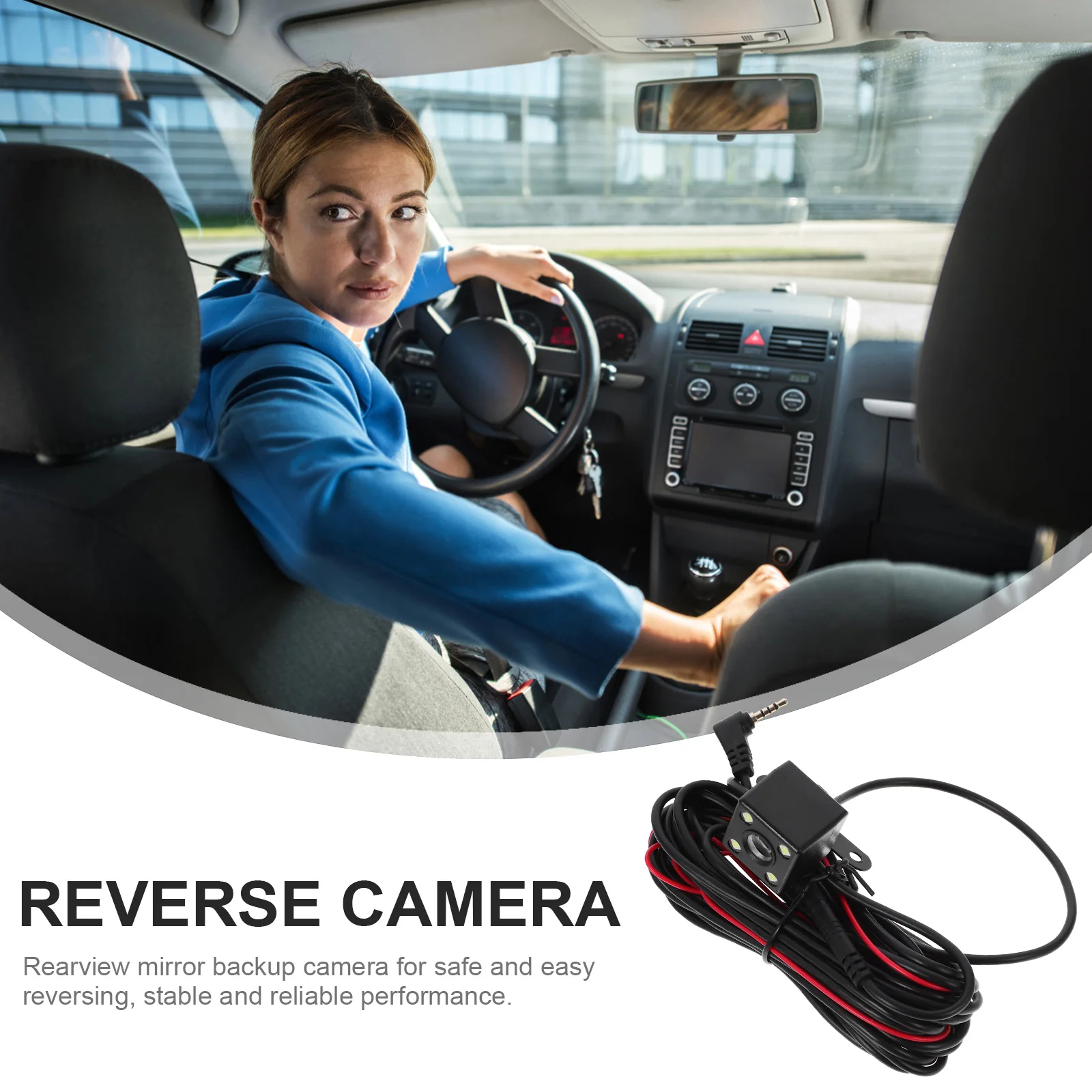 

High Definition Car Camera Dash Recorder Rear View Mirror Backup Cam 5 Pin Parking Monitor Car Reverse Camera Enhances Vehicle