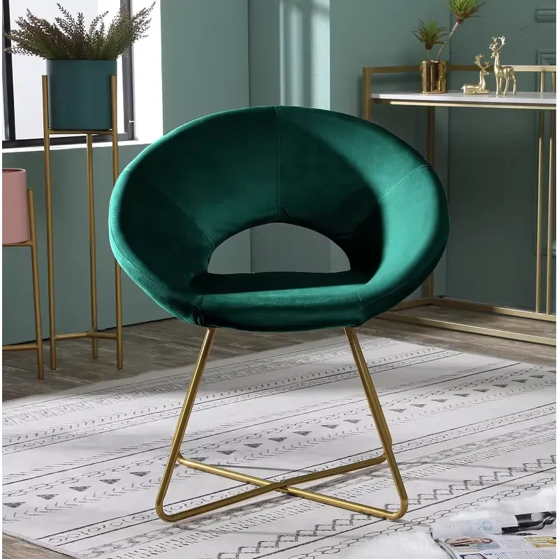 Single Sofa Comfortable Upholstered Armchair Living Room Furniture Mid-Century Style Leisure Recliner