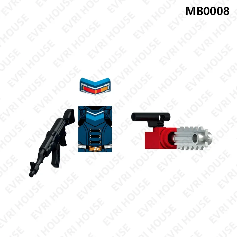 Films Mini Bouwsteen Poppen Actiefiguren Bricks Montage Montage Speelgoed voor Kinderen MB0006-0012