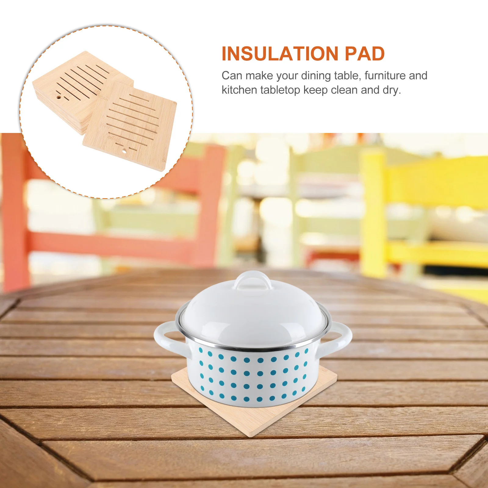 

6 шт. бамбуковые подставки, теплоизоляционная посуда, подушка для дома, декоративные бамбуковые салфетки, коврик для столовых приборов в деревенском стиле