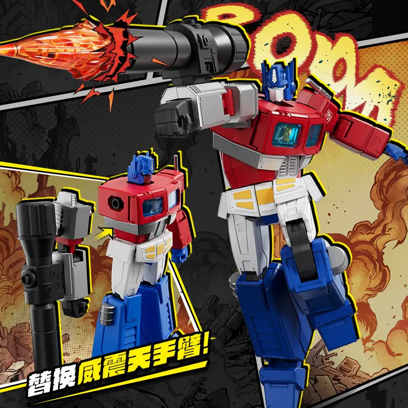 Genuine Blokees Transformers Optimus Prime Energon Universe Action Figure Toys Assembly Model Kit Classic Class Rrobot Gifts