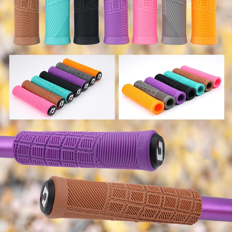 ODI سيليكون دراجة القبضات الجبلية دراجة المقود غطاء المضادة للانزلاق دراجة هوائية جبلية للطي التوازن BMX DH مقبض القبضات الدراجات أجزاء #2