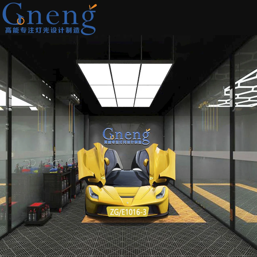 ZG/E1016  Car Care Lighting Car Workshop Innovation Design  Low Bay Car Showroom Lamp Auto Detailing Light