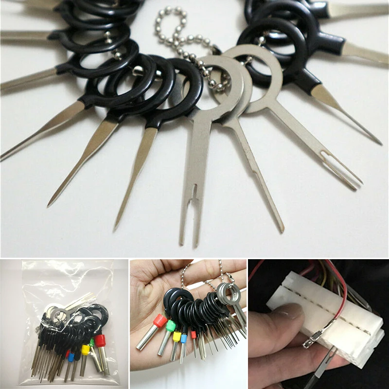 Motorcycle Extractor Releasing Set Electrical Circuit Needle Connector Pin Puller Repair Cable Accessories Parts