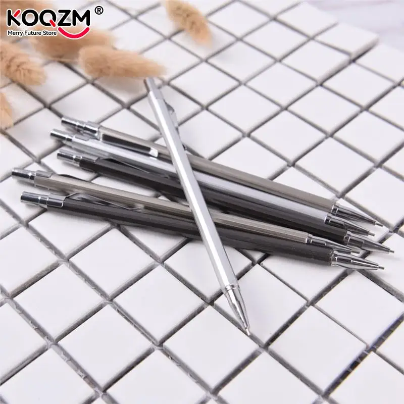 

1pcs Mechanical Pencil 0.5/0.7mm pencil metal rod automatic pen Pencil Lead Refill student stationery wholesale lapiseira Pencil