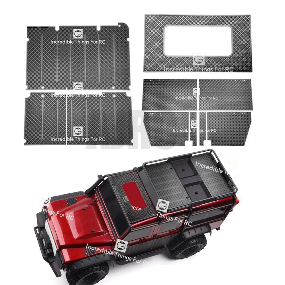 Trx4 المعادن زلق Rc رف أمتعة السيارة الجانب الباب فتحة سقف تقليم الحرس 1/10 Trx-4 المدافع أجزاء