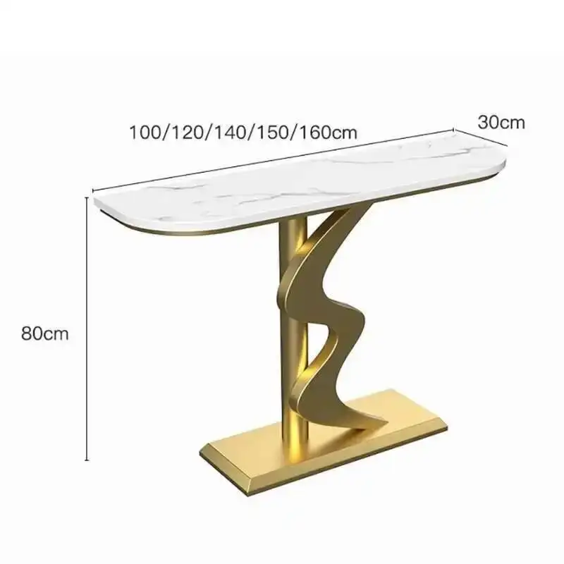 طاولة وحدة التحكم الرخامية العصرية البهجة الجمالية الحد الأدنى طاولة وحدة التحكم الفاخرة مدخل الجمال Tisch Wohnzimer أثاث المنزل #3