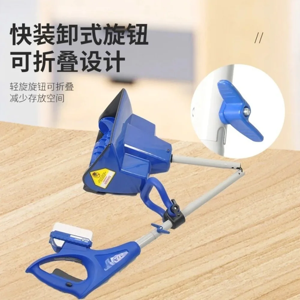 Electric lithium battery thrower, small school road home clearing, outdoor snow clearing, school road shovel