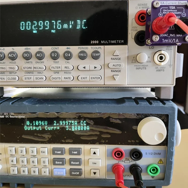 

FYBL-DIY S34330A 30A Current Shunt Replacement For Both Desktop And Handheld Multimeters