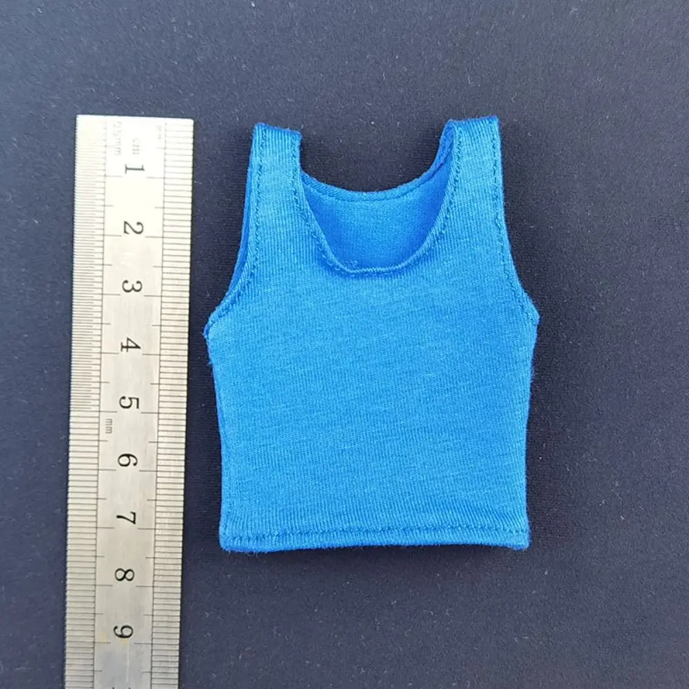 10 Colors 1/6 Miniature Vest New 30cm Cloth Round Neck T-shirt Casual Tank for For 12\