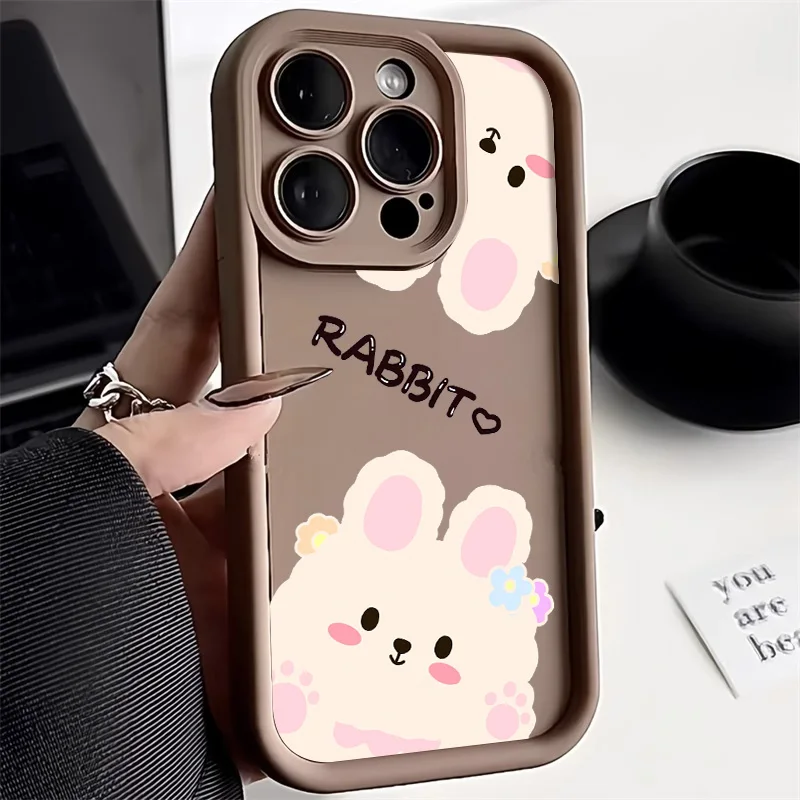 Custodia Cute Bear per Samsung S24 S23 Ultra S22 Plus S20 FE S21 A54 5G A55 A53 A52 A35 A34 A33 A15 A14 A13 A12 Cover morbida in silicone