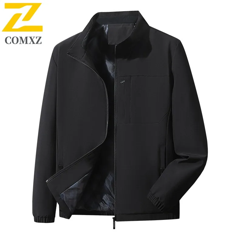 

COMXZ Элитный бренд Chaqueta, теплая высококачественная удобная байкерская куртка для кемпинга и пешего туризма, износостойкое дорожное пальто, мужская одежда