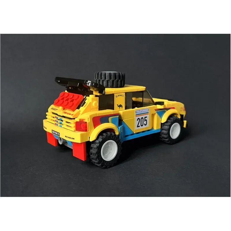 

MOC-133944 New Classic Iconic 205 Turbo16 Sports Truck Racing Building Block Model 477 Parts Boys' Children's Birthday Toy