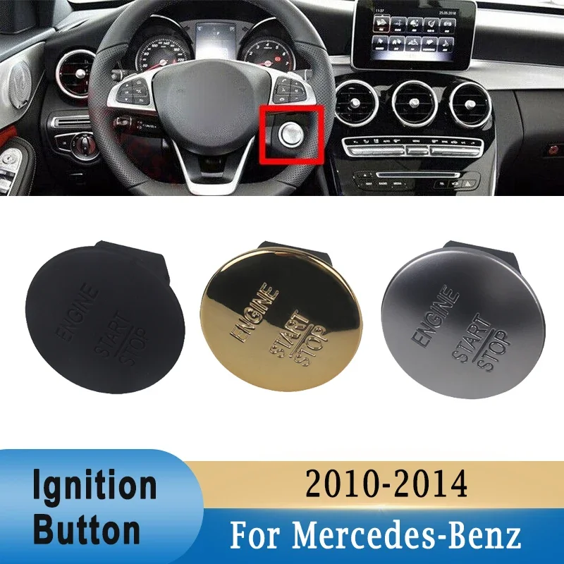 For Mercedes-Benz W164 W204 W205 Push Start Button Ignition Switch Engine One-click Start Keyless Button Replacement 2215450714