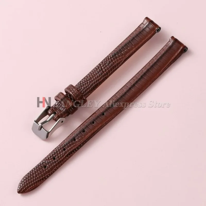 8 مللي متر 10 مللي متر 12 مللي متر 14 مللي متر 16 مللي متر سحلية نمط لينة حزام من الجلد رقيقة جدا حزام المعصم مقاوم للماء سليم المرأة سوار ل ساعة ذكية