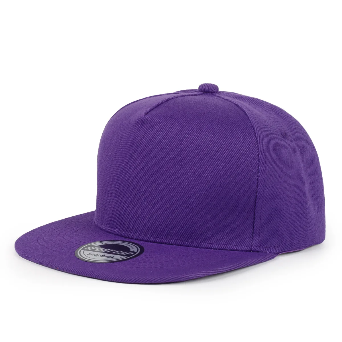 Individuell bedrucktes Logo, einfarbig, flache Traufe, Snapback-Kappen, Sonnenschutz-Baseballkappe, geeignet für Männer und Frauen – Detail 7