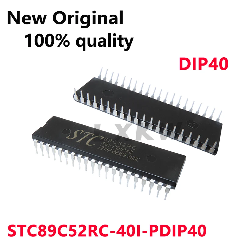1-5/PCS New Original STC89C52RC 89C52RC STC89C52RC-40I-PDIP40 DIP40 Single-chip microcomputer In Stock