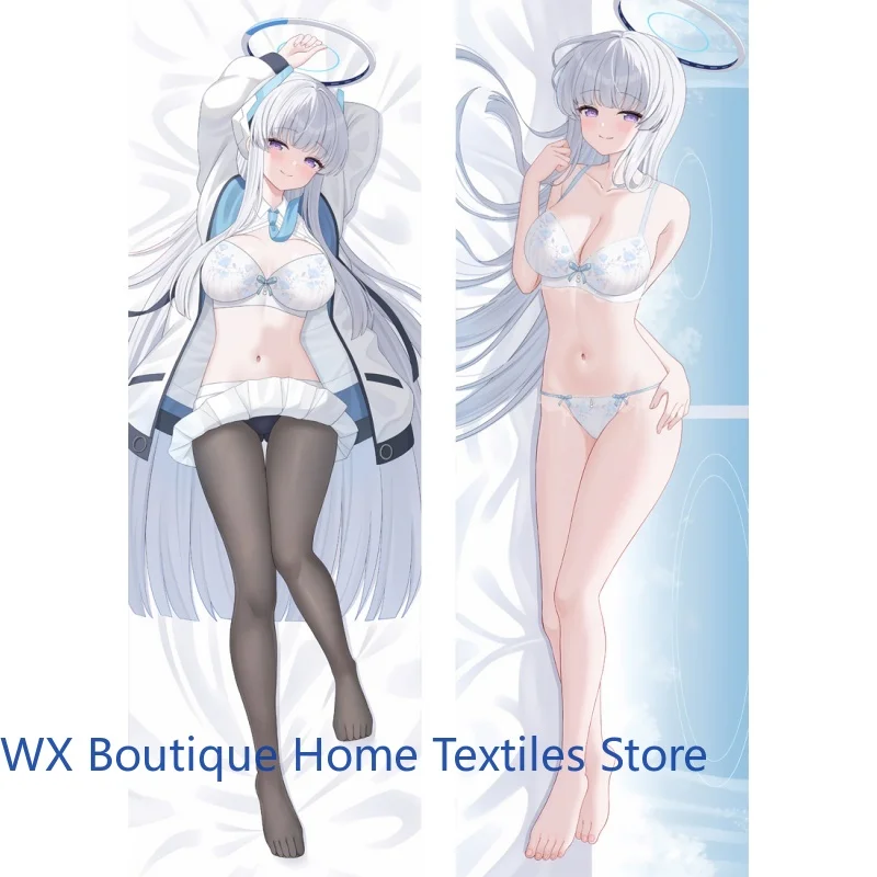 

Blue Archive Ushio Noa Cosplay Hugging Body Pillowcase Long Dakimakura Cover Throw Pillow Case