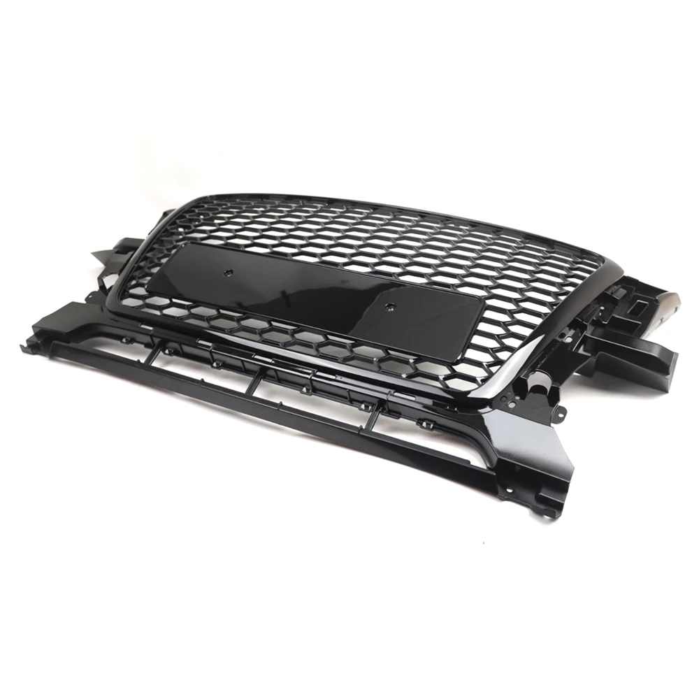 For 08-12 Q5 Radiator Grille Honeycomb Style Car Grills 8R0853651B 8R0853651C