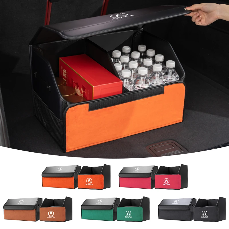 Car Storage Organiser Trunk Foldable Storage Box Portable Simple Large Capacity For Acura MDX RDX TSX RSX Integra TL RL NSX TLX