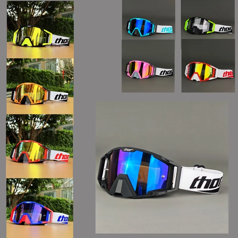 

Goggles HD Polarized Lens Anti-Glare for Motorcycle Ski Cycling Durable PC Frame Adjustable Strap Outdoor Sports Eyewear