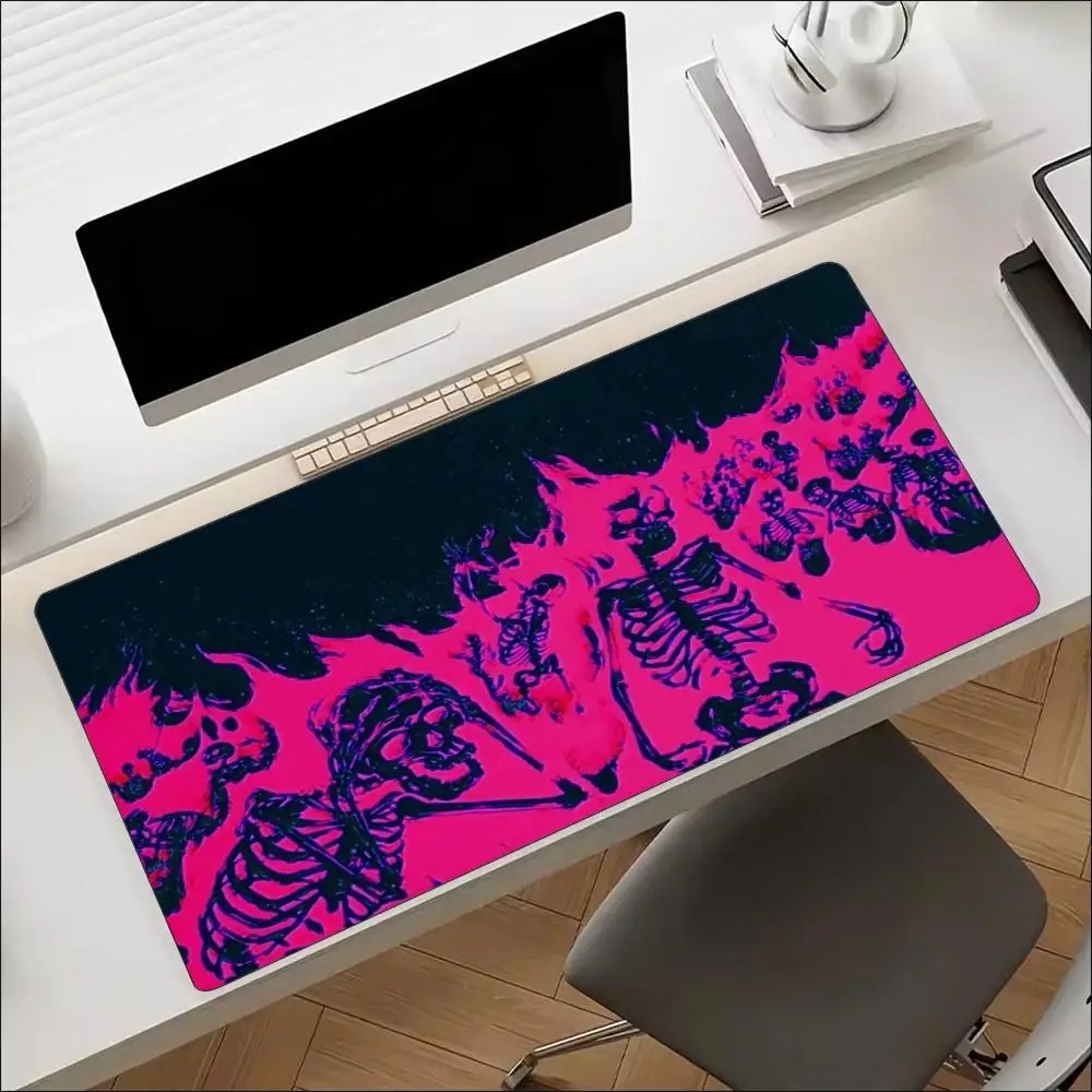 Gothic Skeleton Horde Extended Gaming Mouse Pad Non-Slip Rubber Base Large Desk Mat Keyboard Mouse pad For Laptop PC