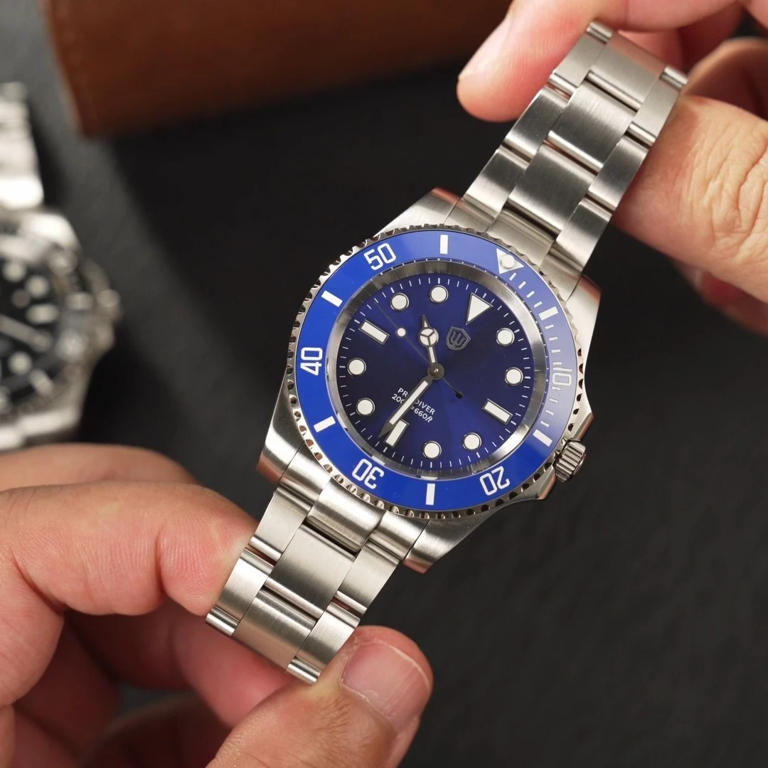 Watchdives WD1680Q V2 200M ساعة الغوص الاجتياح الثاني VH31 حركة الياقوت كريستال السيراميك الحافة BGW9 Lume سوار الصلب #3