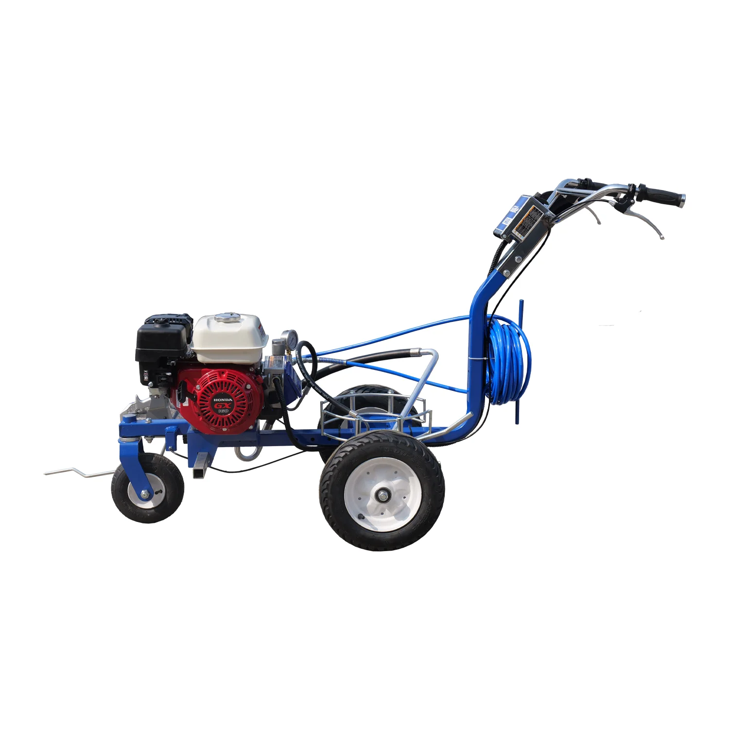 

Cold Paint Road Line Marker Machine Manual Push Type For Parking Lot Playground Industrial Floor Highway