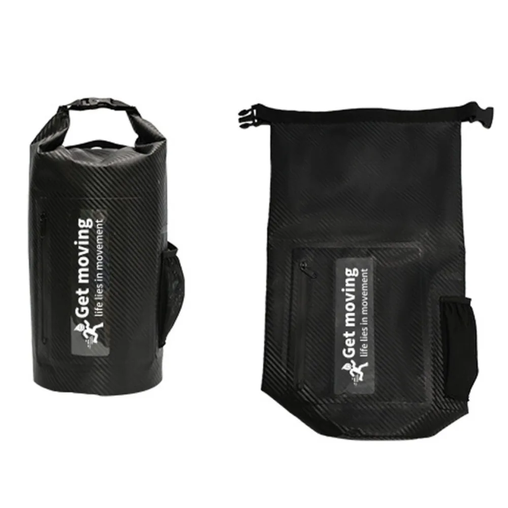 20L Waterproof Dry Bag Large-Capacity with Shoulder Straps Swimming Bucket Bag Lightweight Foldable Beach Backpack