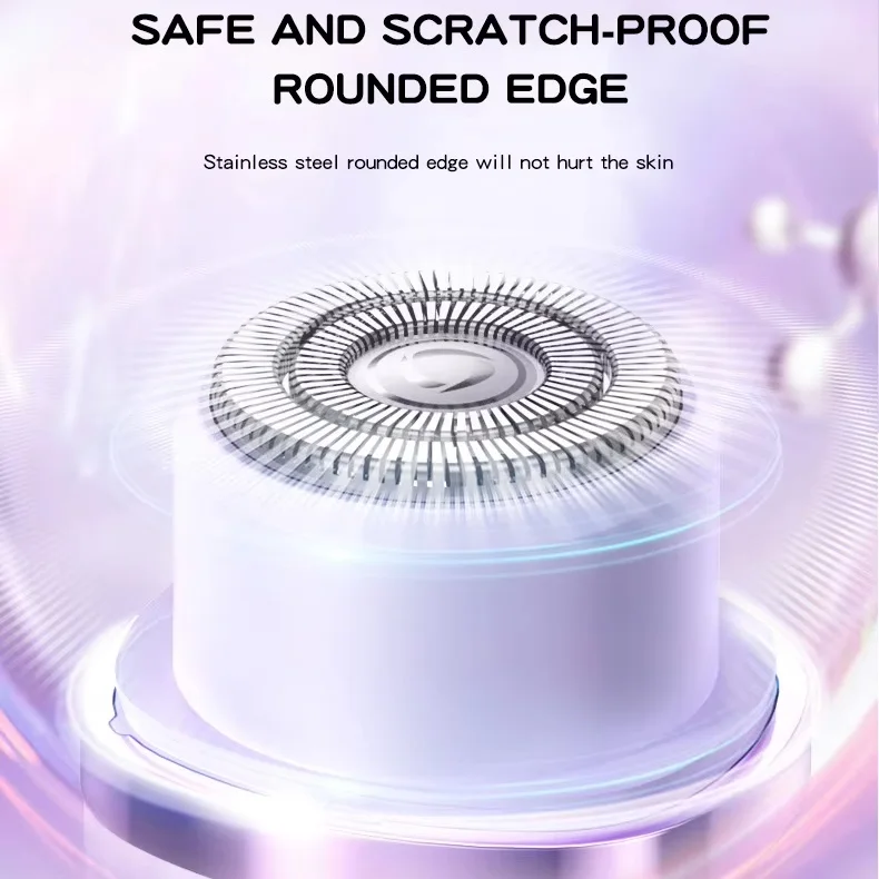 Hot Selling Newest Women's Electric Bikini Trimmer with Replaceable Ceramic Blades Lady Face Hair