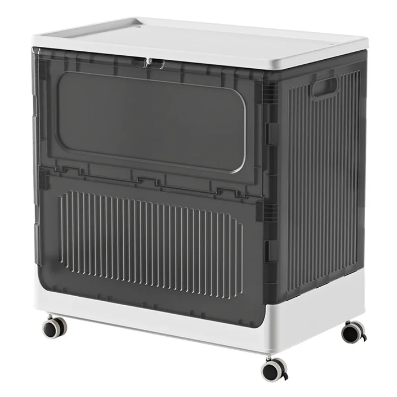 

Простой складной короб для хранения спортивных принадлежностей на колесиках, корзина для хранения ковриков для йоги, складной органайзер для фитнес-оборудования