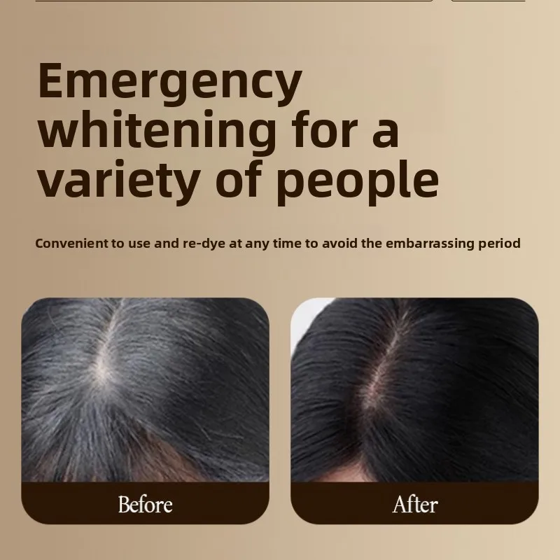 One-time Hair Dye Touch Up Pen, Portable Hair Color Concealer, Waterproof Long Lasting Non-fade Temporary Hair Makeup Tool