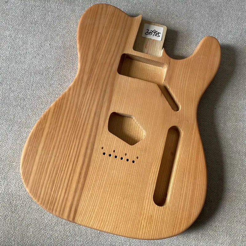 EB985 Natural Color Solid ASH Wood Tele Electric Guitar Body Custom Pickups String Through Right Hand Replace&Diy Part Nature