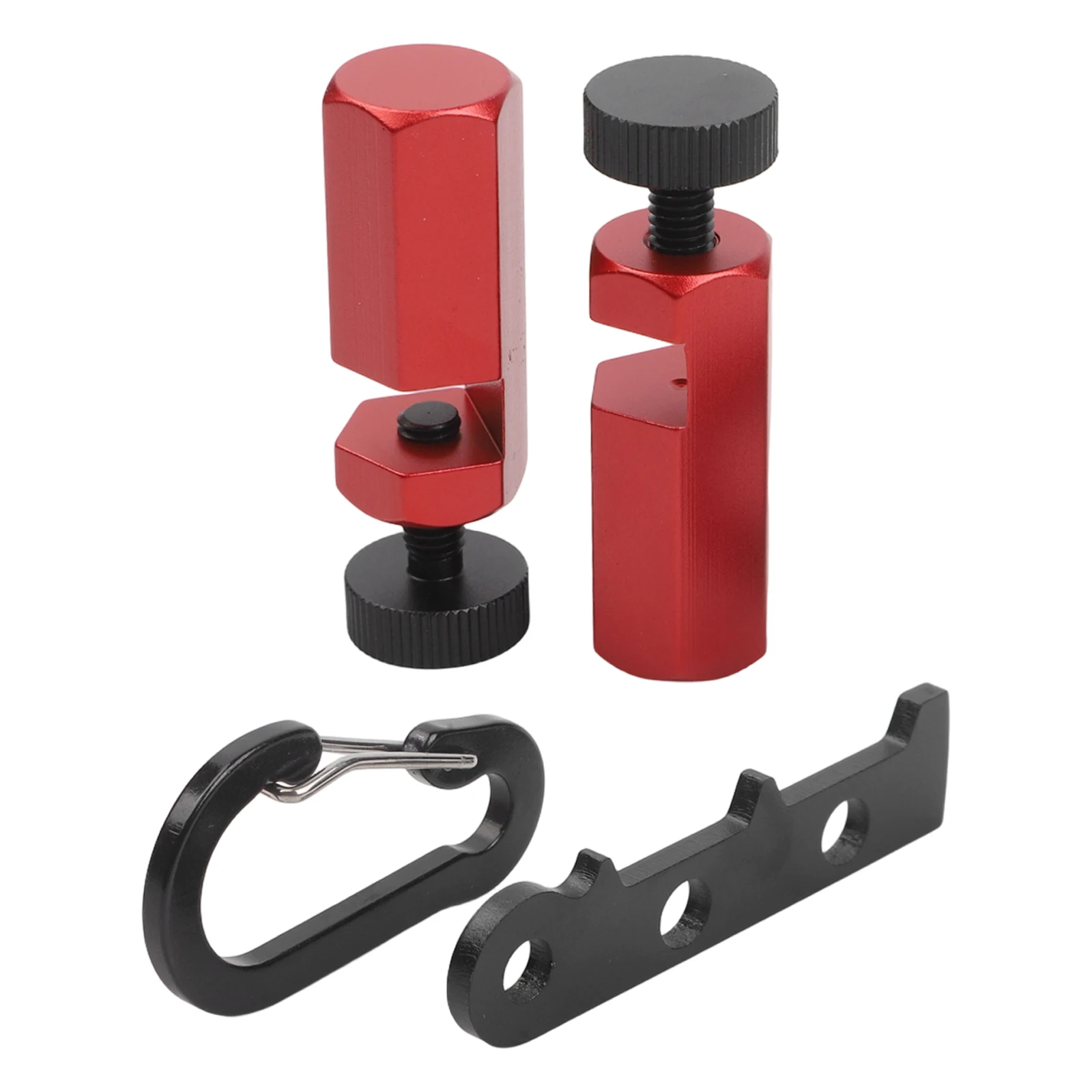 Aluminum Alloy Tall Stair Gauges with Portable Hook and Anti-Lost Holder for Reliable Angle Marking and Stair Layout Tasks