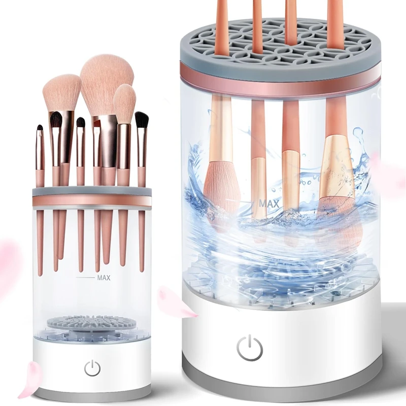 Makeup Brush Cleaner No Need To Install, One-Click Operation For Deep Cleaning 1 PCS