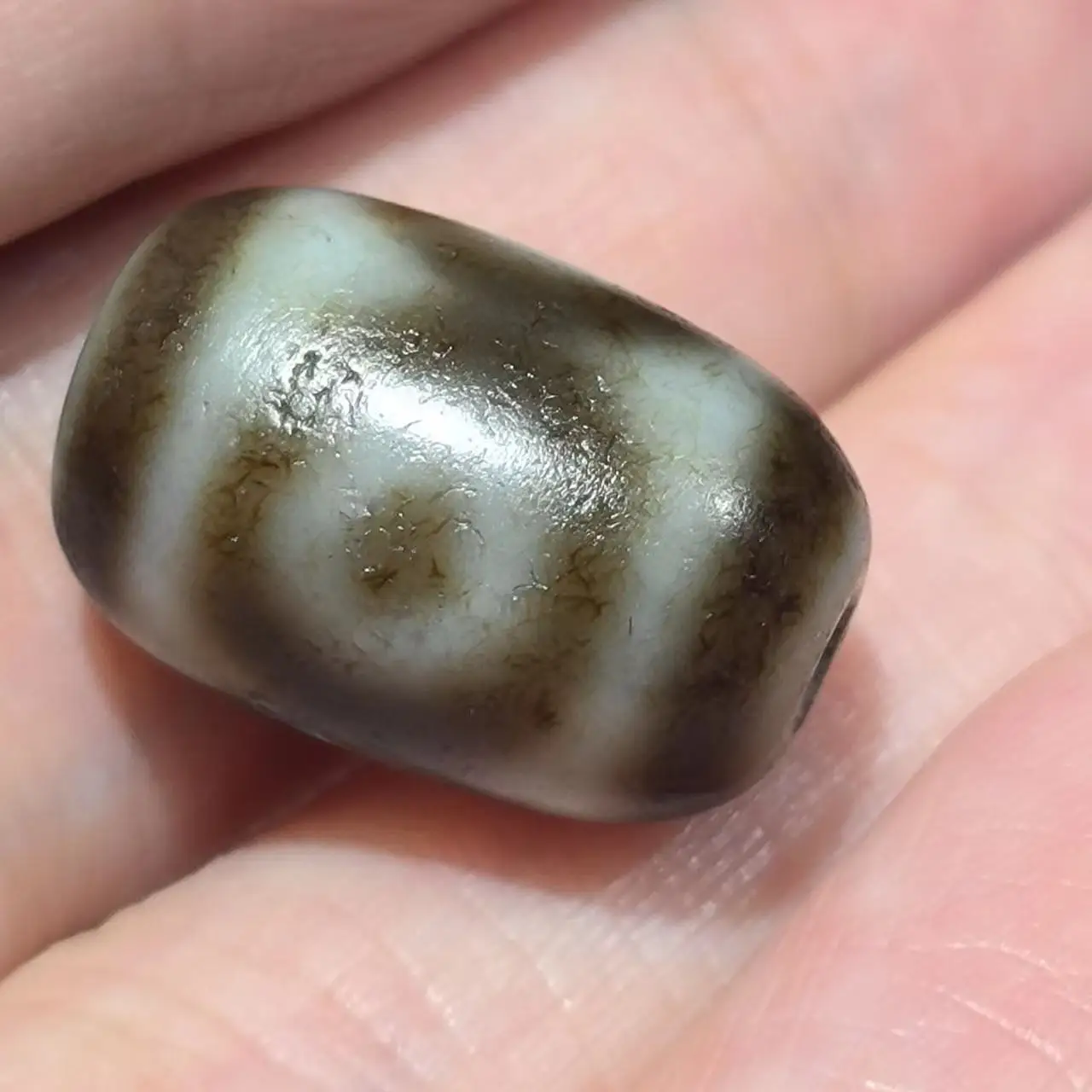 1pcs/lot natural multi-pattern old agate dzi wholesale brown 16x10mm Handmade beads special rare Accessories jewelry diy taki