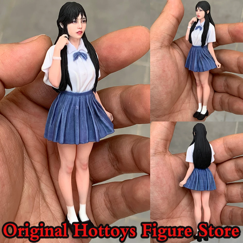

In Stock 1/16 Scale Female Soldier School Uniform Girl Mini Realistic Sculpture Full Set About 10cm Action Figure Model Gifts