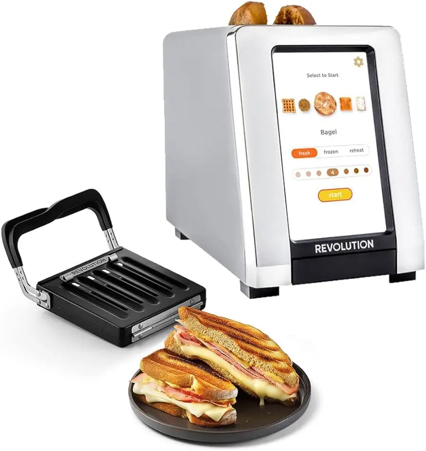 

Revolution R180S High-Speed Touchscreen Toaster, 2-Slice Toaster with Patented InstaGLO Technology &